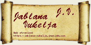 Jablana Vukelja vizit kartica